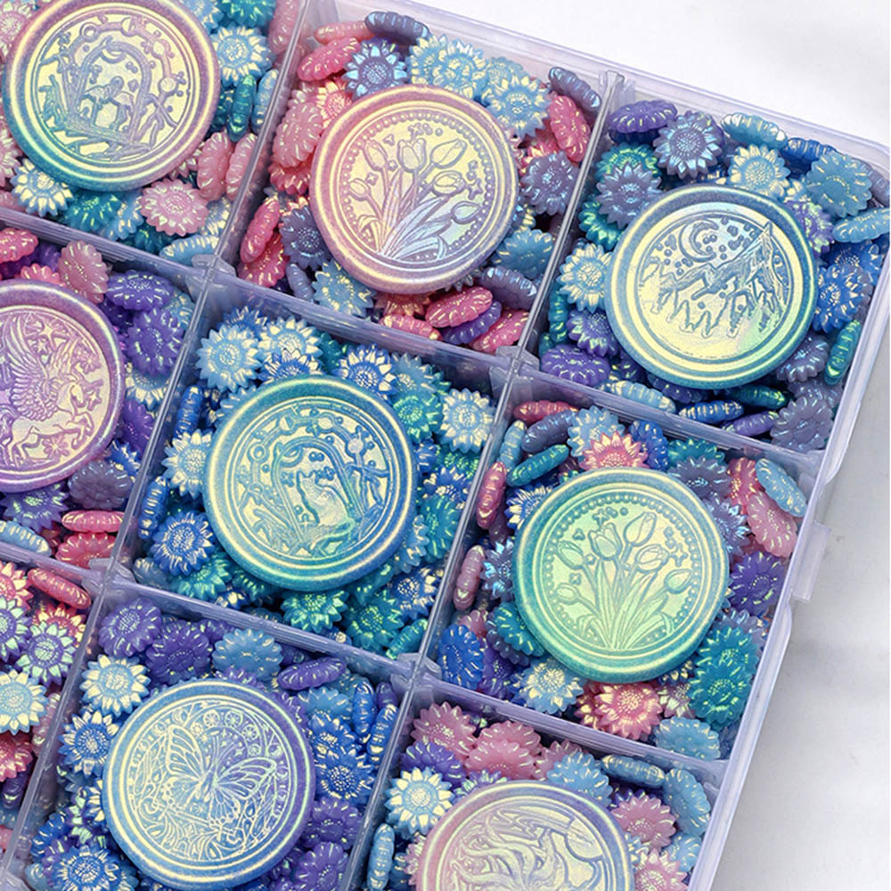 Jewelry Making Wax - 100 Stück gemischte Farben, glitzernde verträumte