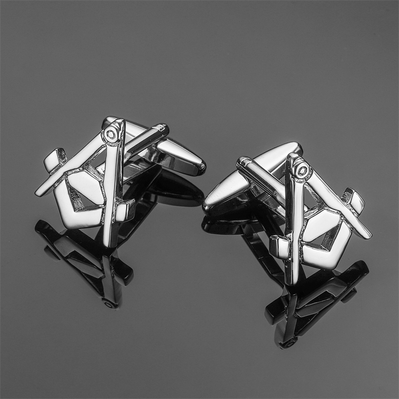 Jewelry Making Business - Hochwertiges französisches Hemd für Herren, Metallkreuz,
