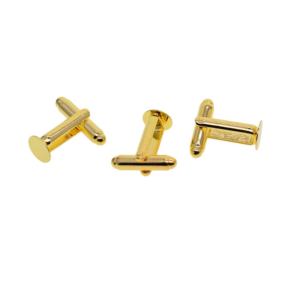 Jewelry Making Business - Herren-Manschettenknopf-Basis mit Cabochon-Fassung für Schmuckherstellung, Hochzeiten