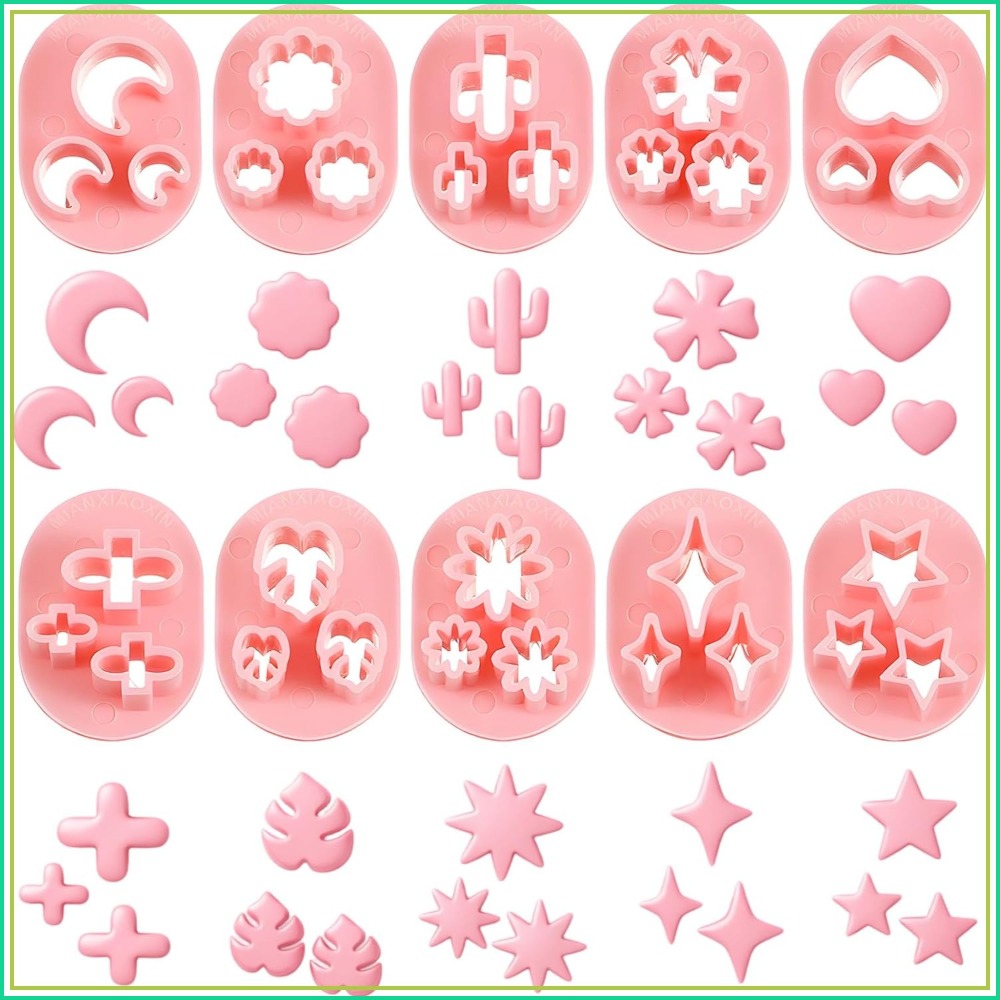 Jewelry Making In Clay - 10 Stück Polymer-Tonformen, Blütenblatt-Ohrringe Herstellen, 10