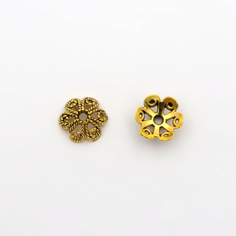 50 stücke Blume Hohl Lose Spac – Jewelry Making Business Bewertung und Preis