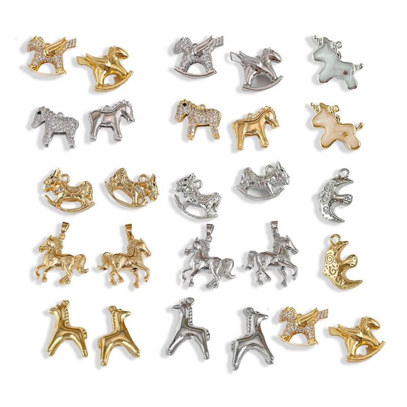 [HS][LA]1 Stück Pony-Anhänger  – Jewelry Making In La Bewertung und Preis