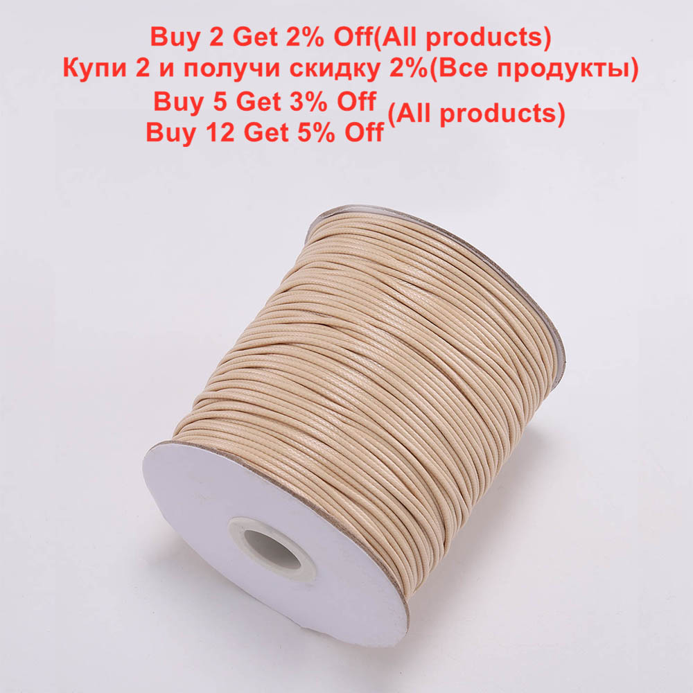10 mt/los 0,5-2,5mm Leder Lini – Jewelry Making Wax Bewertung und Preis