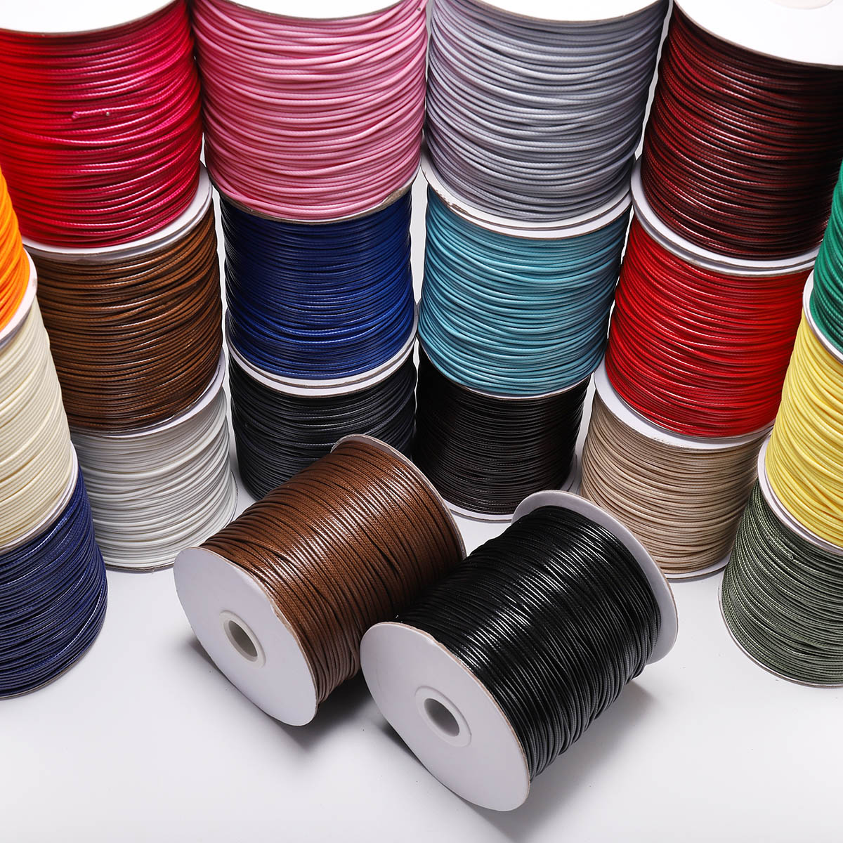 10 mt/los 0,5-2,5mm Leder Lini – Jewelry Making Wax Bewertung und Preis