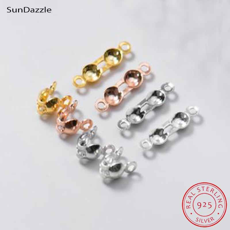 4 Stück Echte Reine 925 Sterli – Jewelry Making Bead Bewertung und Preis