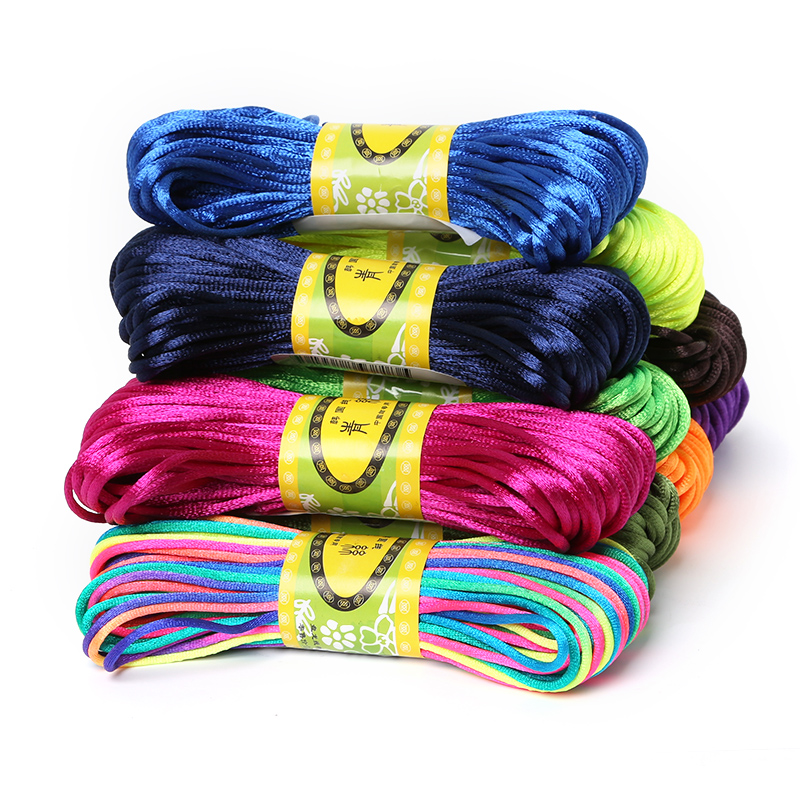 2mm 20Meter weiche Satin Ratta – Knotting Cord Silk Bewertung und Preis