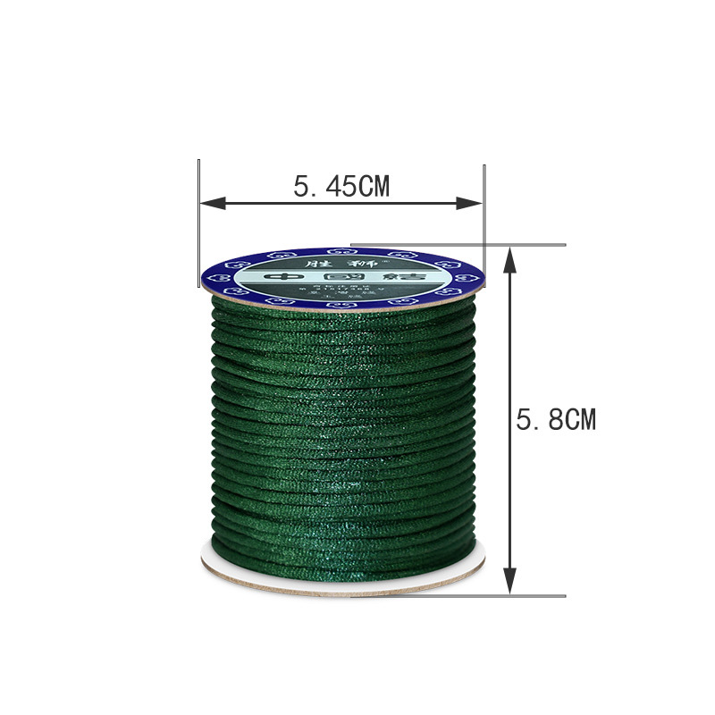 1,5mm 2mm 2,5mm Nylon Baumwoll – Knotting Cord Silk Bewertung und Preis