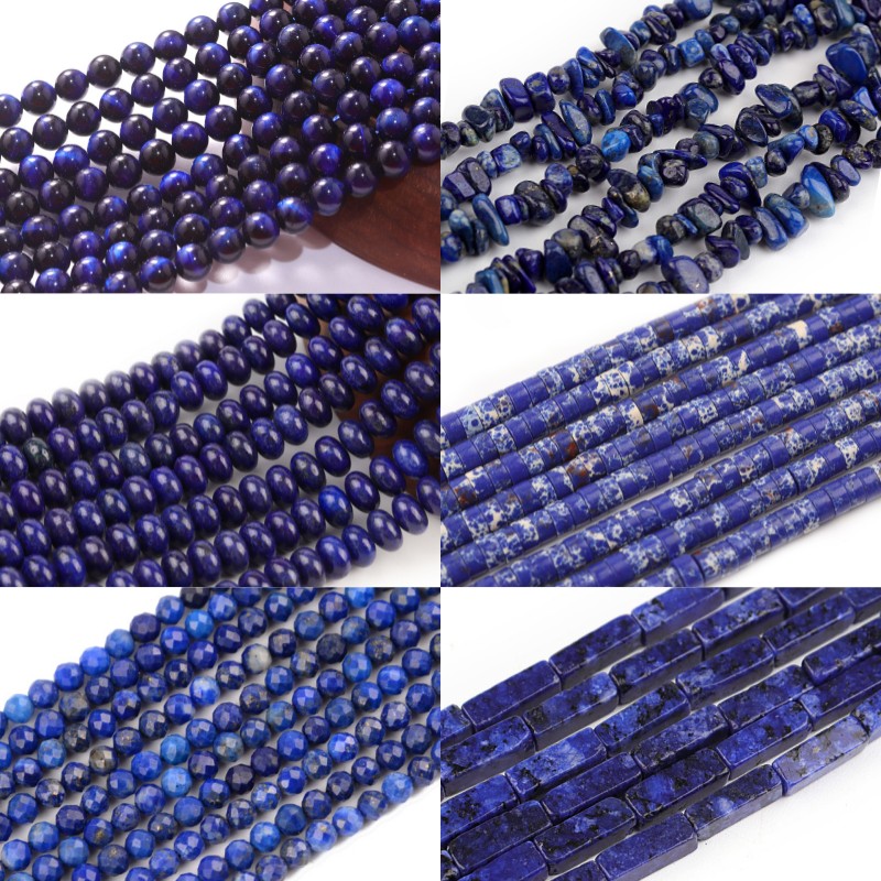 DC Lapis Lazuli Perlen Naturst – Jewelry Making Dc Bewertung und Preis
