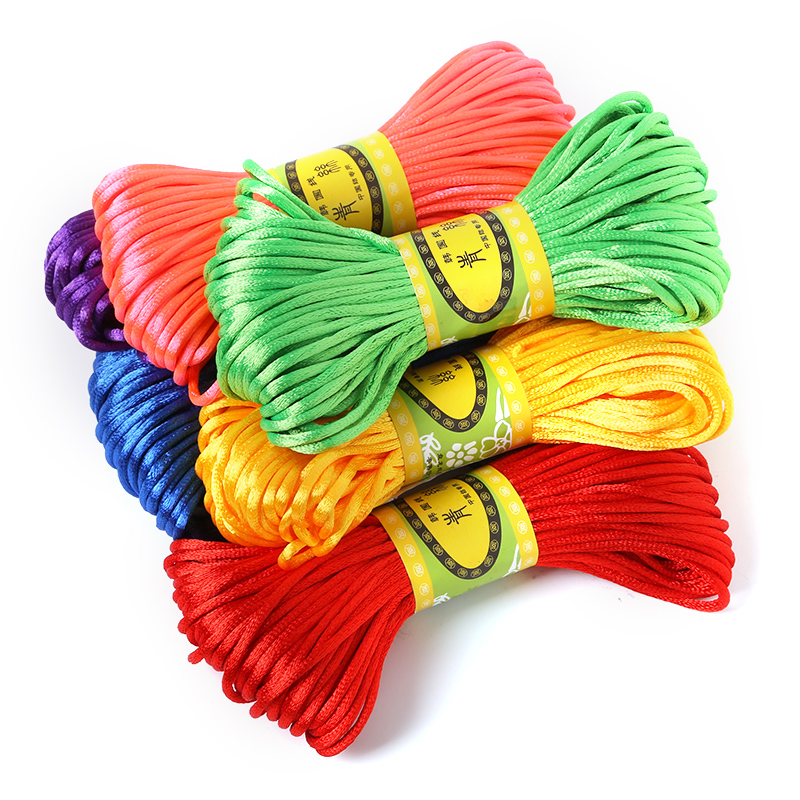 2,5 mm 20 Meter weiche Satin-R – Knotting Cord Silk Bewertung und Preis