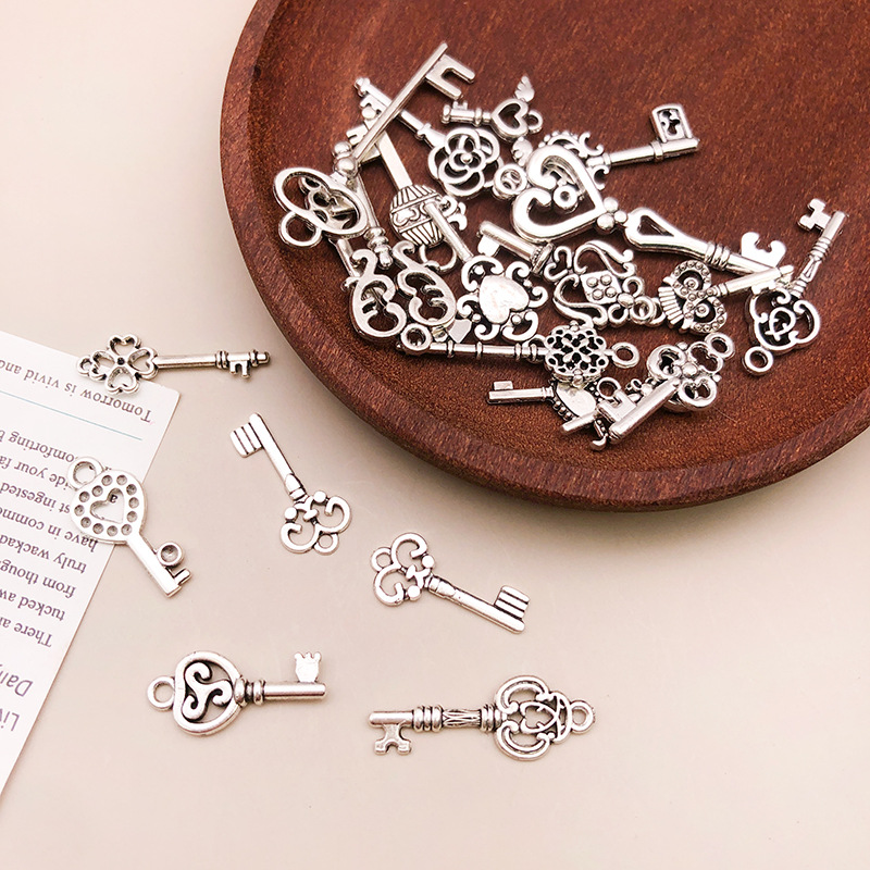 50 gr/paket Schlüssel Charms A – Jewelry Making Business Bewertung und Preis