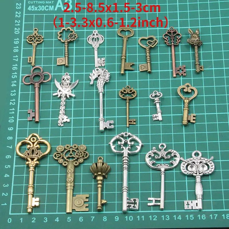 50 gr/paket Schlüssel Charms A – Jewelry Making Business Bewertung und Preis