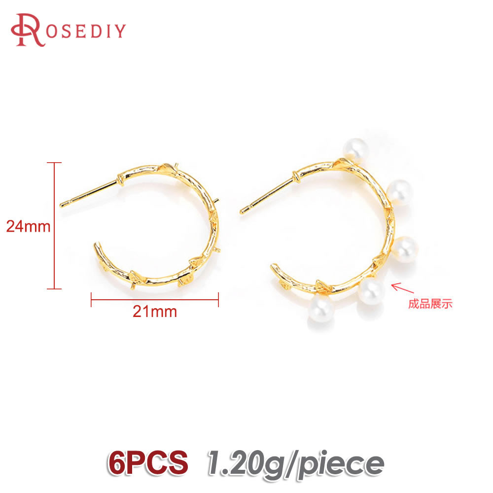 6 Stück 18 Karat Gold Messing  – Jewelry Making Set Bewertung und Preis