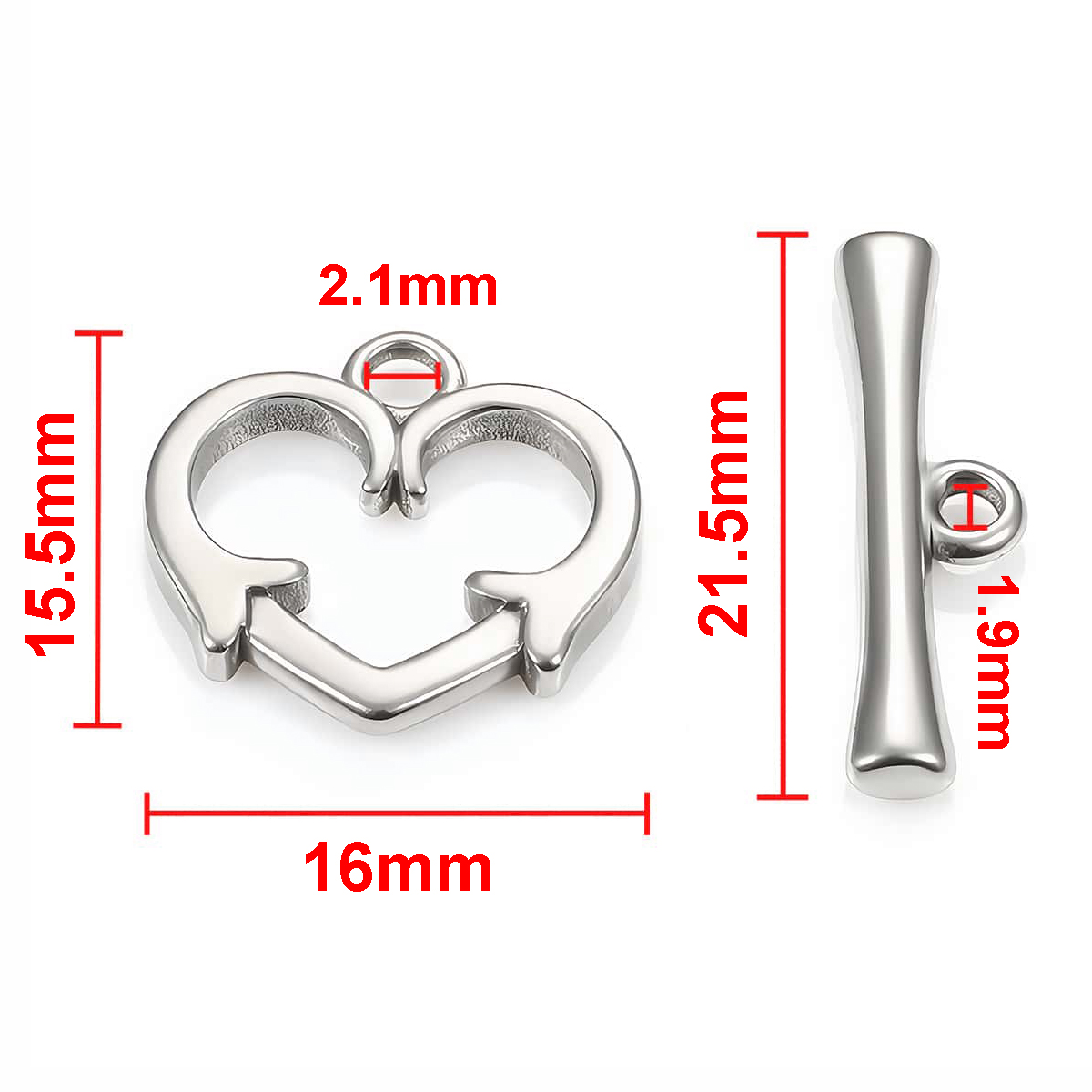2 Sets Edelstahl-OT-Verschluss – Jewelry Making Set Bewertung und Preis