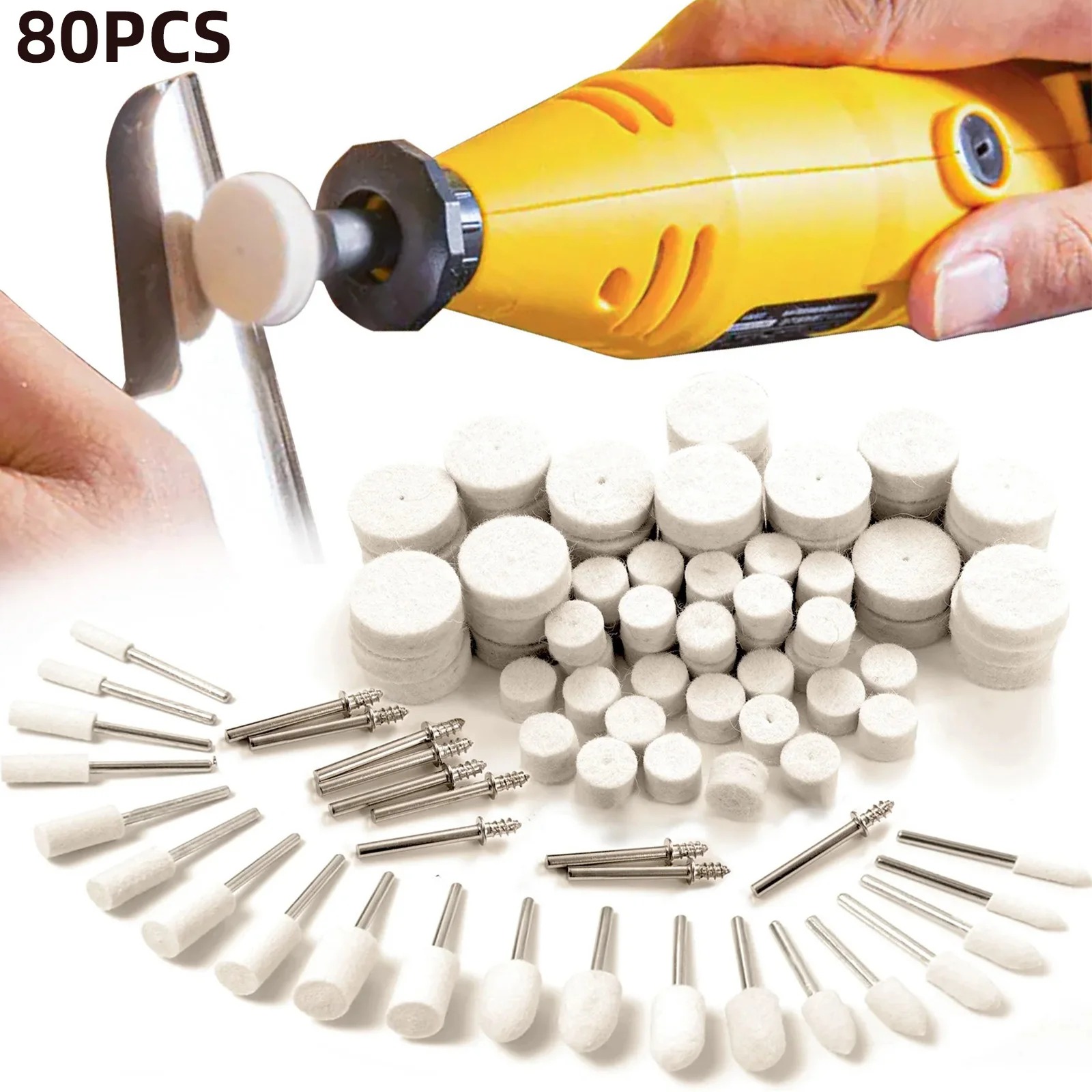 80-teiliges Wollfilz-Poliersch – Jewelry Making Set Bewertung und Preis