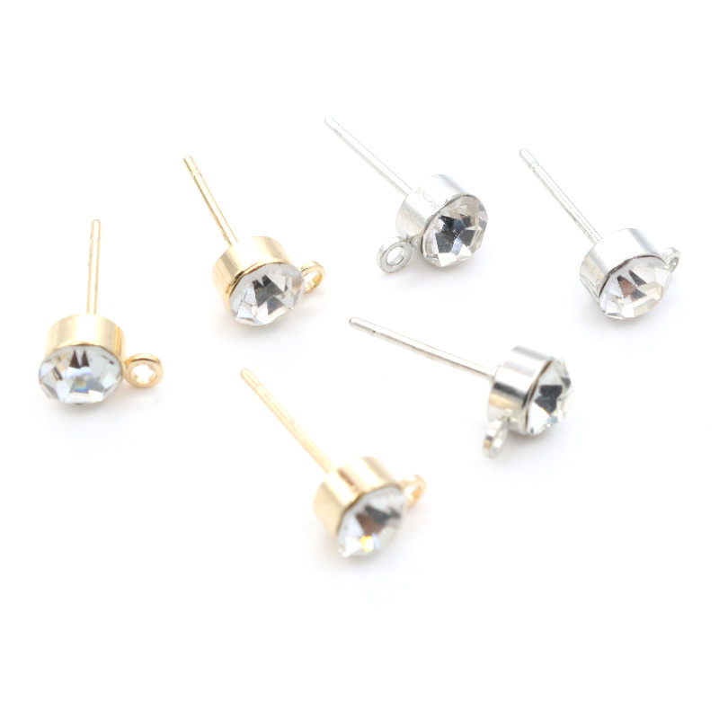 50 Stück Ohrstecker mit Zirkon – Jewelry Making Set Bewertung und Preis