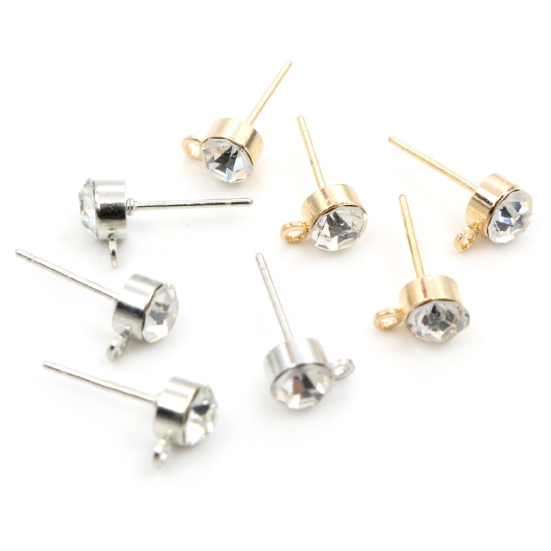 50 Stück Ohrstecker mit Zirkon – Jewelry Making Set Bewertung und Preis